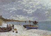 Claude Monet The Beach at Saint-Adresse oil on canvas